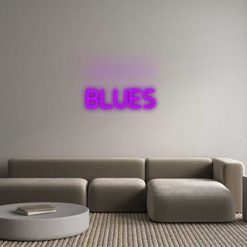 Custom Neon: BLUES