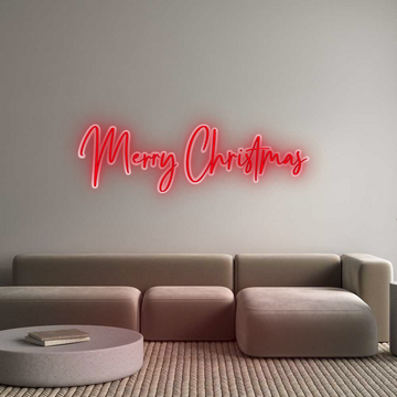 Custom Neon: Merry Christmas...