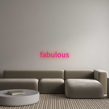 Custom Sign: fabulous