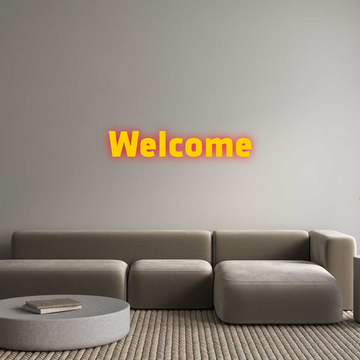 Custom Sign: Welcome