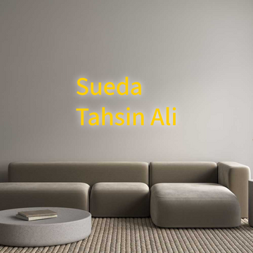 Custom Sign: Sueda
Tahsin...