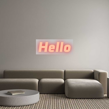 Custom Sign: Hello