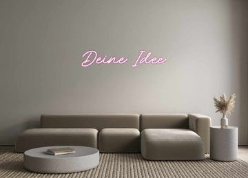 Neon Schriftzug Sign - Custom Neon: Deine Idee - SoNeon
