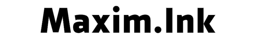 Custom Sign: Maxim.Ink