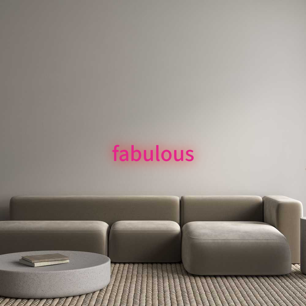 Custom Sign: fabulous