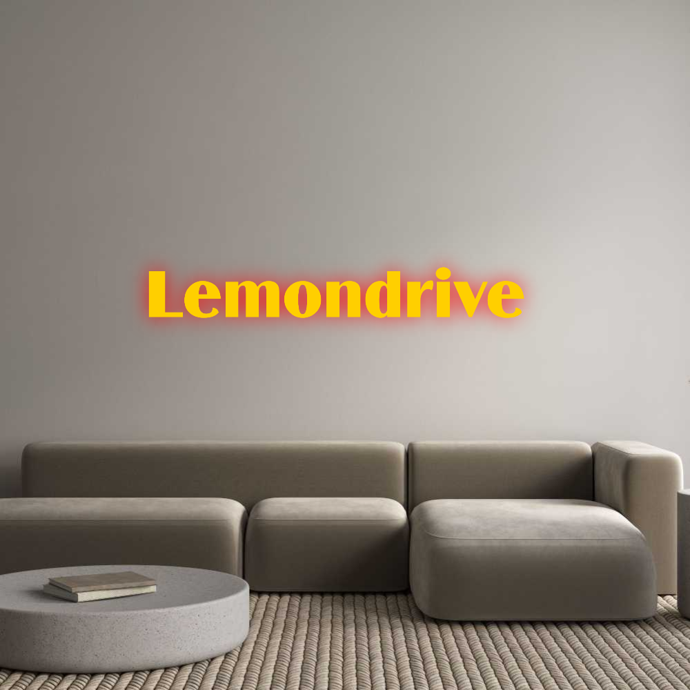 Custom Sign:
 Lemondrive