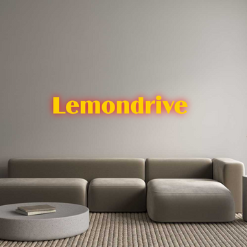 Custom Sign:
 Lemondrive
