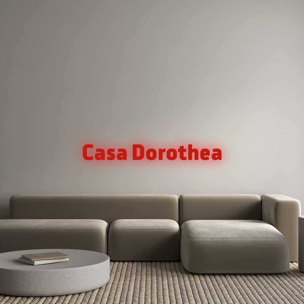 Custom Sign: Casa Dorothea