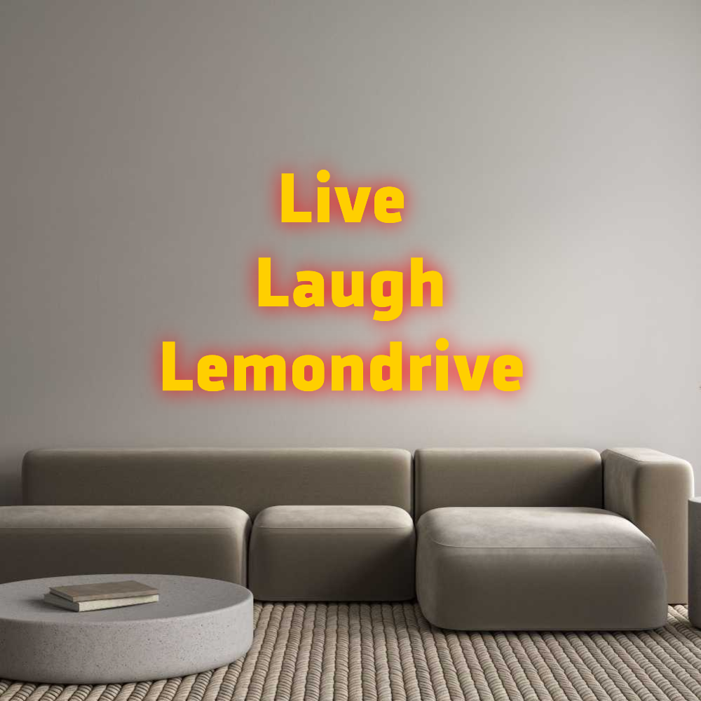 Custom Sign: Live
 Laugh...