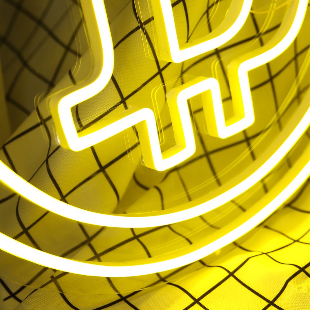 Neon Schriftzug Sign - "Bitcoin" LED Neon Sign Schriftzug - SoNeon