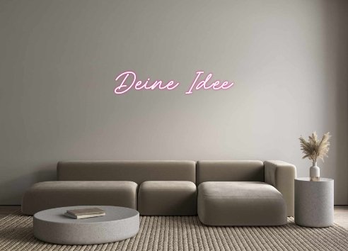 Neon Schriftzug Sign - Custom Neon: Deine Idee - SoNeon