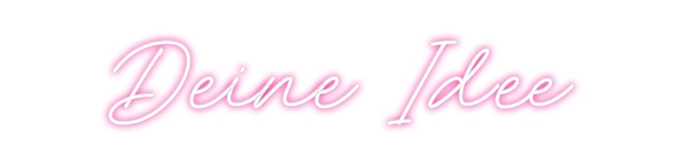 Neon Schriftzug Sign - Custom Neon: Deine Idee - SoNeon