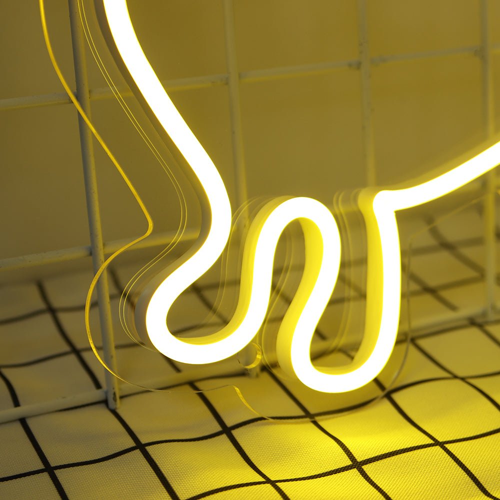 Neon Schriftzug Sign - "Dackel" LED Neon Sign Schriftzug - SoNeon