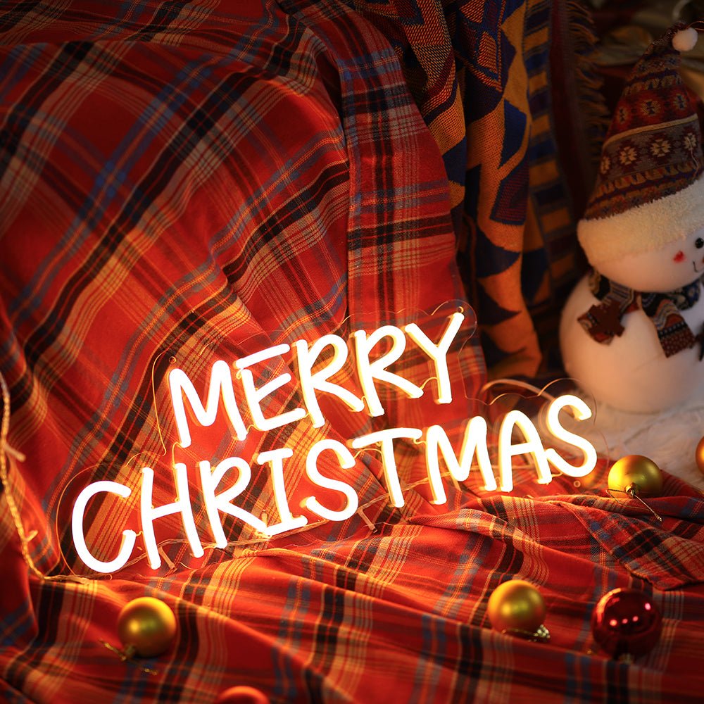 Neon Schriftzug Sign - "Merry Christmas" LED Neon Sign Schriftzug - SoNeon