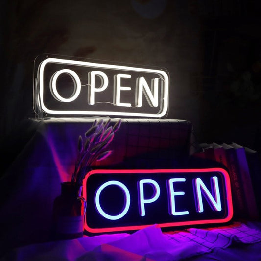 Neon Schriftzug Sign - "Open" LED Neon Sign Schriftzug - SoNeon